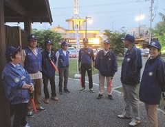 原鶴温泉花火大会 街頭補導
