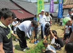 多世代農園 収穫祭