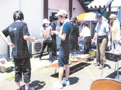 焼き肉・ソーメン流し大会 立ち直り支援活動