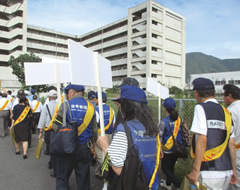 「北九州市民暴力団追放総決起大会」への参加