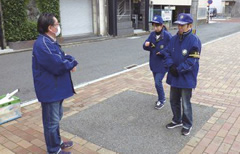 違法広告物撤去活動