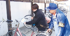 自転車盗被害防止の広報活動