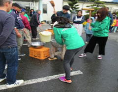 誠慈学園もちつき大会(大任町)